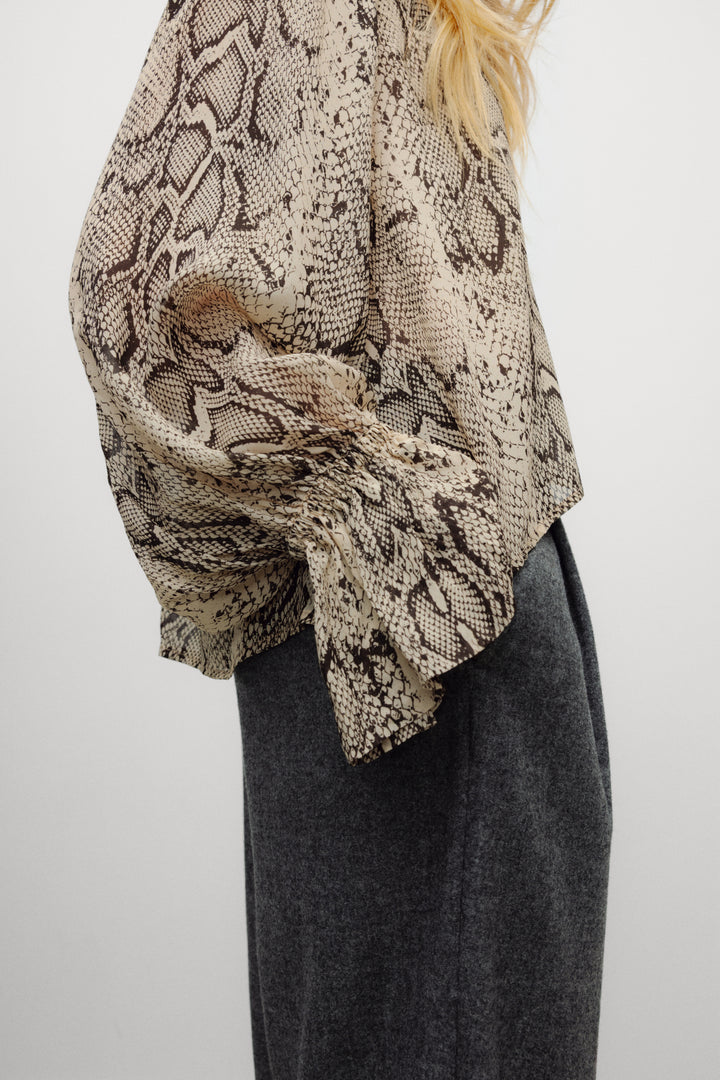Isley Woman Blouse - Snake