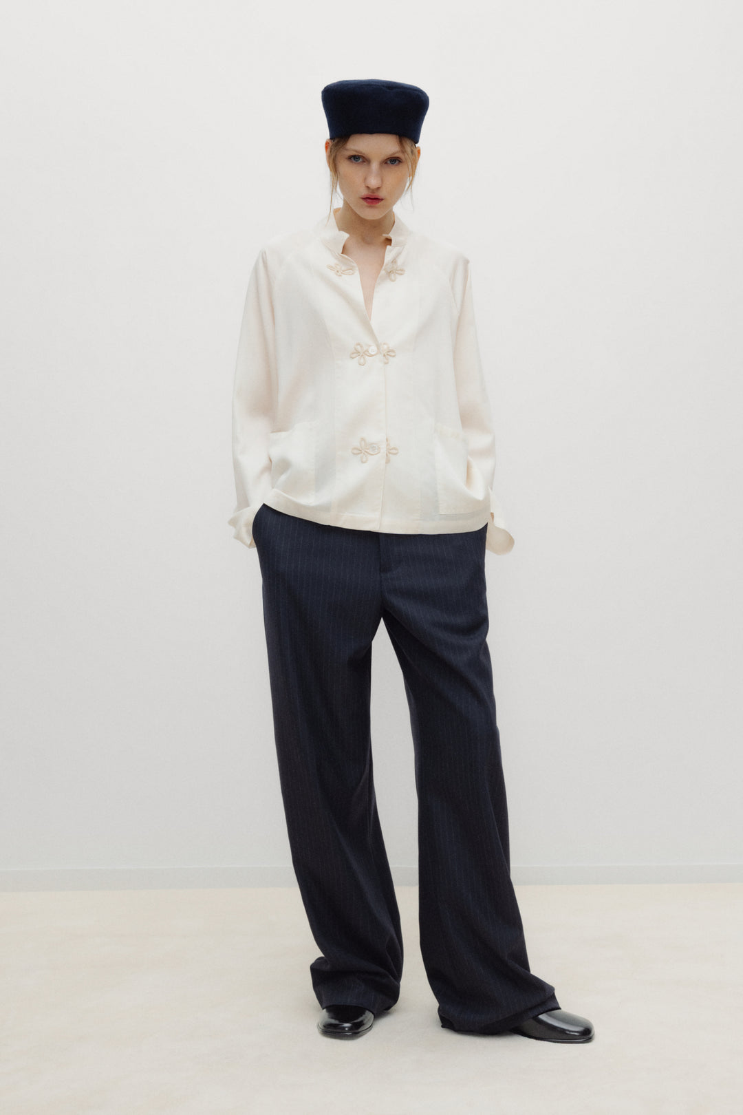 Faith Woman Trouser - Black Iris