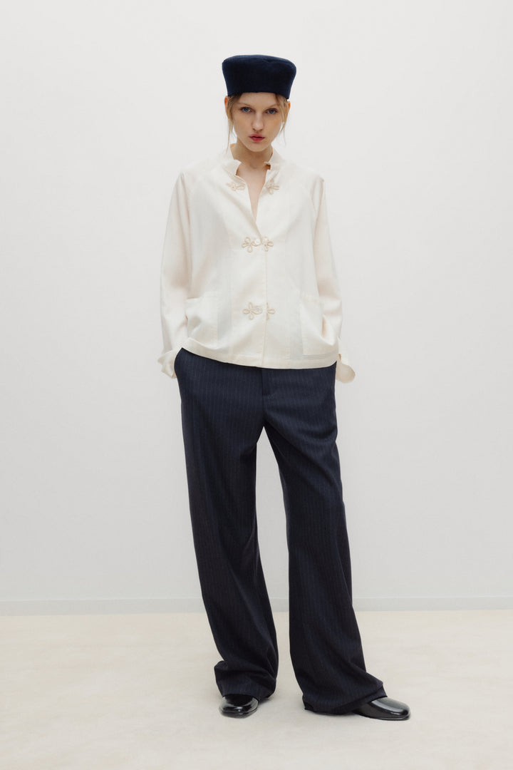 Faith Woman Trouser - Black Iris