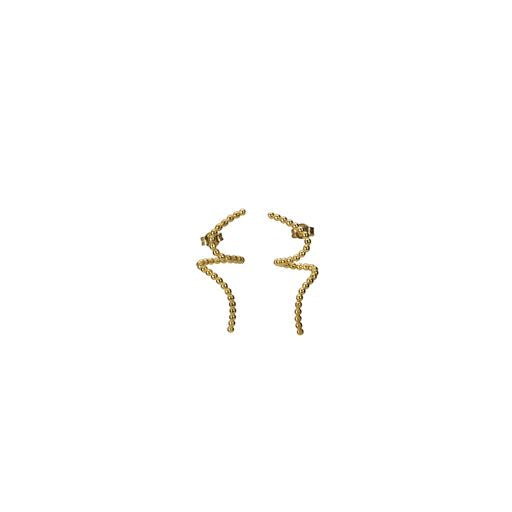 Maze Earrings Gold