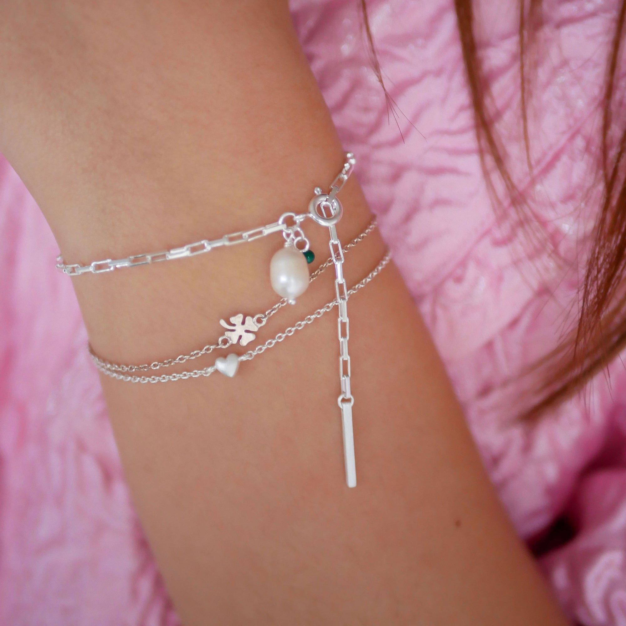 Bracelet, Little Love, Silver