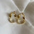 Link Earrings Gold