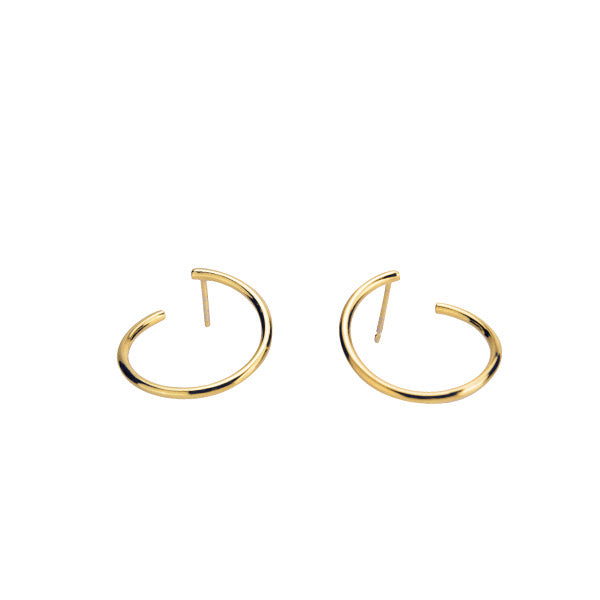 Illusion Earrings Gold
