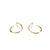 Illusion Earrings Gold